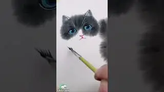 猫 写意 ink painting #Calligraphy Art #ink painting #Chinese painting #Chinese painting and calligraphy