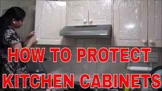 INDIAN NRI KITCHEN | How to clean and protect kitchen cabinets from DAMAGING |Stains | paint peeling
