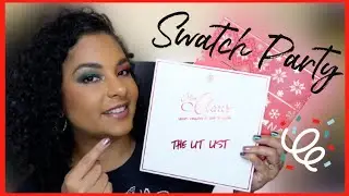 COMPARING BH COSMETIC HOLIDAY PALETTES 2020 & 2021 - Naughty Palette vs. The Lit List! Swatch Party