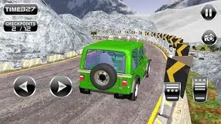 Green Extreme Offroad Jeep Driving Game || Green Jeep Games || Car Games || Car Racing Games 3D