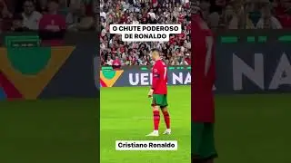 Ronaldo powerful kick Hungary vs Portugal #football #ronaldo #highlight #goals