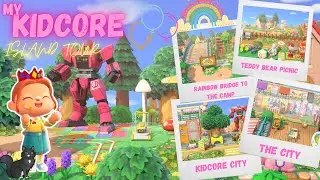 KIDCORE ISLAND TOUR ACNH | Jellybean 2.0 🌈🌈