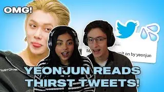 YEONJUN (TXT) Reads Thirst Tweets Reaction | Music Producer Couple Reacts | THESE POSTS ARE SPICY