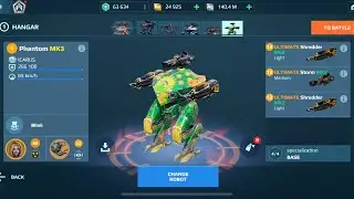 Rio Panthom Storm Shredder | War Robots Gameplay