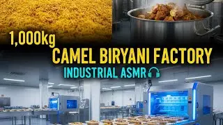 Robotic Camel🐫 Biryani Factory in Dubai 🇦🇪 | No Talking ASMR