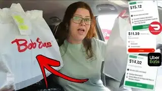 Only Accepting Orders $2/+ Per Mile! This is Why! Uber Eats, DoorDash & Grubhub Ride Along