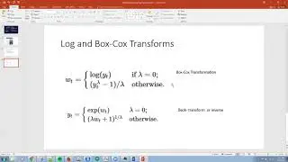 R04 Simple Forecasting Methods in R- Transformations and Adjustments
