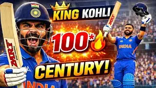 Virat Kohli Smashes a Brilliant Century in Cricket 24 🔥💯