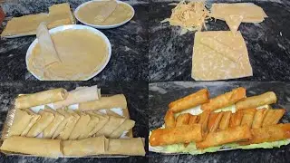 3 способа приготовления самосы и спринг-роллов, а также идеальная начинка. #спринг-ролл #самоса