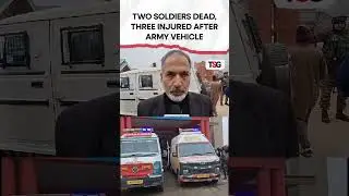 #watch | Tragic Accident in Bandipora: Army Vehicle Plunges into Gorge, Two Soldiers Dead