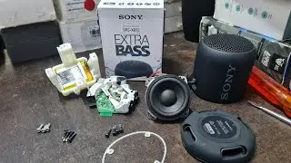 Sony SRS-XB12 portable speaker teardown || Sony SRS-XB12 disassembly || how to open Sony SRS-XB12
