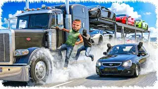 Жолдағы қиындықтар 😱 Джонни оларға қарсы тұра алады ма? (GTA V)