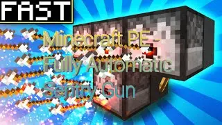 Minecraft PE - Fully Automatic Sentry Gun