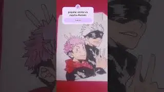Draw popular anime and manga series Jujutsu Kaisen: