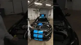1 OF 1 HELLCAT SUPERCHARGER PAINT #srt #viral #reels #fyp #mopar #shorts #funny #cars