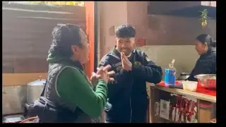 Famous Rama ghar Momo restaurant at asan 