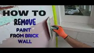 How to remove paint from brick walls
