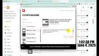 Blogging Expert Tricks 47 - How To Add FLIP Magazine and Blog Post Share on Blogger New Website