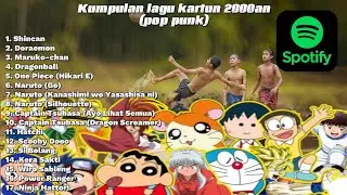Kumpulan Lagu Kartun Jaman dulu Versi Pop Punk 🎸🔥 | Nostalgia minggu pagi di kala itu | Tren spotify