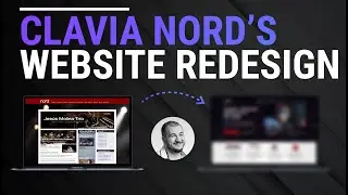 How I redesigned Clavia Nord's website? [Before and after]