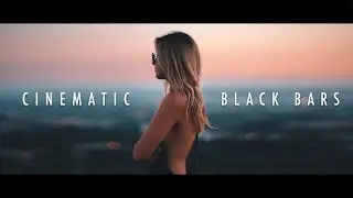 How to add cinematic black bars in imovie