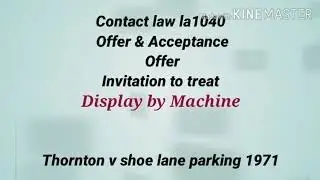 Thornton v Shoe Lane Parking 1971