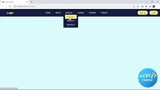 🎯 How to make Navbar from Scratch | HTML & CSS Tutorial by codeVal | 