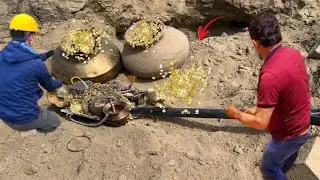 Paranormal Treasure Hunt With a Metal Detector. We Found aHuge Treasure// TREASUREFOUND