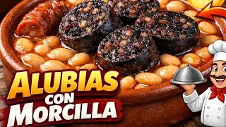 ALUBIAS CON MORCILLA!!!Super FACILES