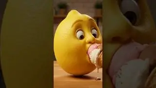 When Lemon Baby Tries Ice Cream🍦for the First Time 😋🍋 | Fruit Flicks Shorts