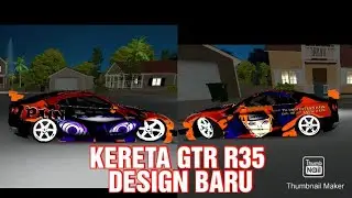KERETA GTR R35 DESIGN BARU