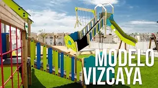 Conjunto parque infantil 2 torres Vizcaya - Equidesa