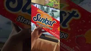 #new Flavor Alert! Sunkist Strawberry Orange Soda, #review coming very soon #food #trending #fyp