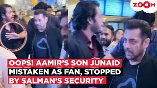 Aamir Khan's son Junaid Khan BLOCKED by Salman Khan's security; MISTAKEN as fan at films' screening