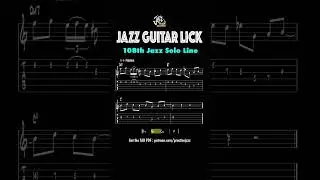 108th Daily Jazz Guitar Solo Line