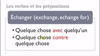 French lesson with me # Verbs and prepositions