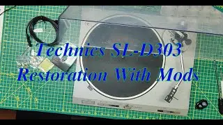 Technics SL-D303 Restoration With Mods, Broken Power Switch Guide - Fixed