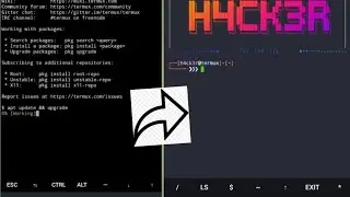 How to download and install termux and set Hacking theme