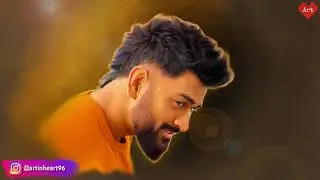 MS Dhoni Smudge Painting | Easy Tutorial | Free Brushes