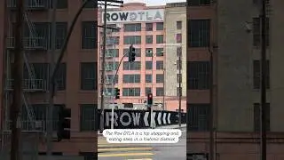 The Row DTLA is a hip shopping and eating area in a historic district #dtla #rowdtla #shopping