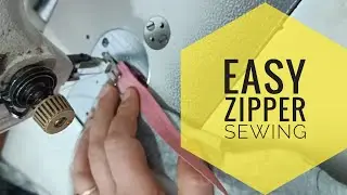 Easy Zipper Sewing Tutorial | Simple Method for Beginners