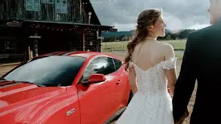 Katie and Corey Wedding Preview - The Barn at Evergreen Memorial, Colorado