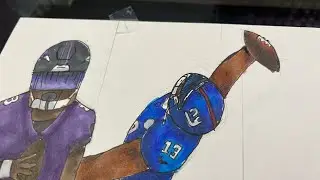 Drawing Odell Beckham ￼jr