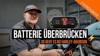 2-Handgriffe - Wie überbrücke ich eine leere Batterie an meiner Harley-Davidson?