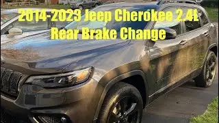 2014-2023 Jeep Cherokee 2.4L Rear Brake Change