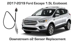 Как заменить датчик кислорода (датчик O2) на Ford Escape 1.5l Ecoboost 2017–2019