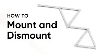 How to Mount and Dismount Nanoleaf Lines 60 Degrees | Nanoleaf