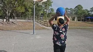 Me and Sophia are played basketball at Sycamore Park Courts 