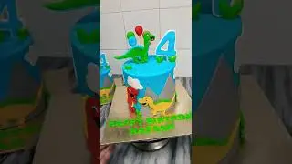 Awesome dianosure#cakedecorating #with #cream #$#foundant #viral #cakeidea #chocolatedessert #cacke