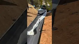 Installing Ice & Water Shield on Roof Valley to Prevent Leaks! 🏡 #roofing #construction #homedecor